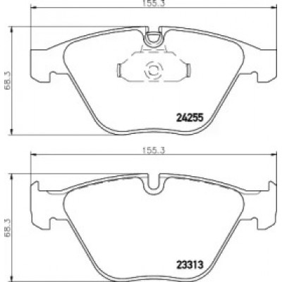 Комплект тормозных колодок, дисковый тормоз 8DB355013931 HELLA PAGID - купить в магазине запчастей по Украине