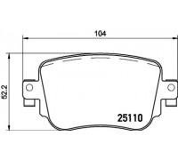 8DB355021291 HELLA PAGID - купить в магазине запчастей по Украине