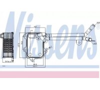 масляный радиатор, двигательное масло NISSENS 90679 90679 NISSENS - купить в магазине запчастей по Украине