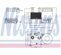 масляный радиатор, двигательное масло NISSENS 90706 90706 NISSENS - купить в магазине запчастей по Украине