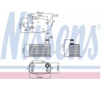 масляный радиатор, двигательное масло NISSENS 90786 90786 NISSENS - купить в магазине запчастей по Украине