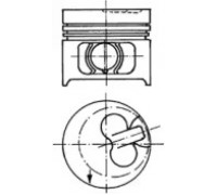 Поршень KOLBENSCHMIDT 90858610 90858610 KOLBENSCHMIDT - купить в магазине запчастей по Украине