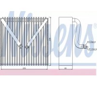 Испаритель, кондиционер NISSENS 92191 92191 NISSENS - купить в магазине запчастей по Украине