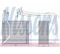Испаритель, кондиционер NISSENS 92194 92194 NISSENS - купить в магазине запчастей по Украине