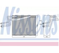 Испаритель, кондиционер NISSENS 92215 92215 NISSENS - купить в магазине запчастей по Украине