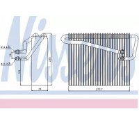 Испаритель, кондиционер NISSENS 92301 92301 NISSENS - купить в магазине запчастей по Украине