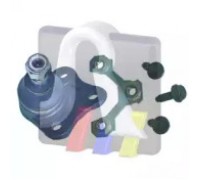 Несущий / направляющий шарнир RTS 93-00955-256 9300955256 RTS - купить в магазине запчастей по Украине