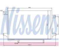 Конденсатор, кондиционер NISSENS 940054 940054 NISSENS - купить в магазине запчастей по Украине