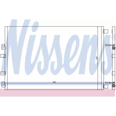 Конденсатор, кондиционер 940152 NISSENS - купить в магазине запчастей по Украине