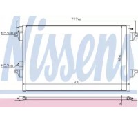 Конденсатор, кондиционер NISSENS 940153 940153 NISSENS - купить в магазине запчастей по Украине