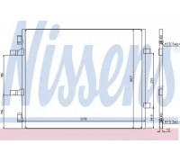 Конденсатор, кондиционер NISSENS 940201 940201 NISSENS - купить в магазине запчастей по Украине