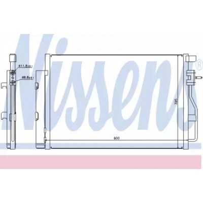 Конденсатор, кондиционер 940246 NISSENS - купить в магазине запчастей по Украине