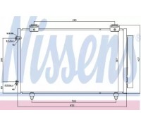 Конденсатор, кондиционер NISSENS 940299 940299 NISSENS - купить в магазине запчастей по Украине