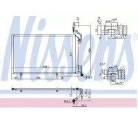 Конденсатор, кондиционер NISSENS 940410 940410 NISSENS - купить в магазине запчастей по Украине