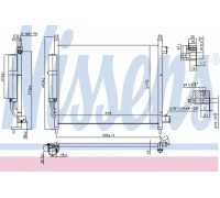 Конденсатор, кондиционер NISSENS 940600 940600 NISSENS - купить в магазине запчастей по Украине