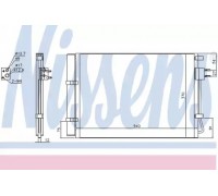 Конденсатор, кондиционер NISSENS 940636 940636 NISSENS - купить в магазине запчастей по Украине