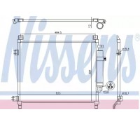 Конденсатор, кондиционер NISSENS 940788 940788 NISSENS - купить в магазине запчастей по Украине