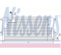 Конденсатор, кондиционер NISSENS 94179 94179 NISSENS - купить в магазине запчастей по Украине