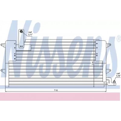 Конденсатор, кондиционер 94179 NISSENS - купить в магазине запчастей по Украине