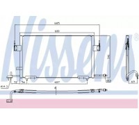 Конденсатор, кондиционер NISSENS 94200 94200 NISSENS - купить в магазине запчастей по Украине