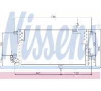 Конденсатор, кондиционер NISSENS 94329 94329 NISSENS - купить в магазине запчастей по Украине
