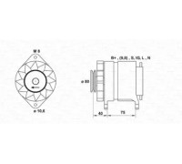 Генератор MAGNETI MARELLI 943346136010 943346136010 MAGNETI MARELLI - купить в магазине запчастей по Украине
