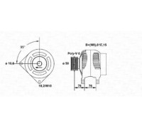Генератор MAGNETI MARELLI 943355026010 943355026010 MAGNETI MARELLI - купить в магазине запчастей по Украине