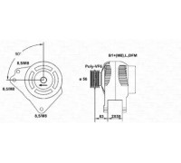Генератор MAGNETI MARELLI 943355059010 943355059010 MAGNETI MARELLI - купить в магазине запчастей по Украине