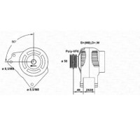 Генератор MAGNETI MARELLI 943356794010 943356794010 MAGNETI MARELLI - купить в магазине запчастей по Украине