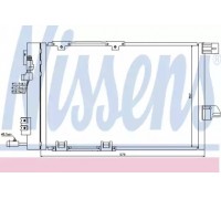 Конденсатор, кондиционер NISSENS 94384 94384 NISSENS - купить в магазине запчастей по Украине