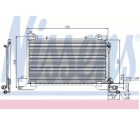 Конденсатор, кондиционер NISSENS 94425 94425 NISSENS - купить в магазине запчастей по Украине