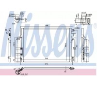 Конденсатор, кондиционер NISSENS 94439 94439 NISSENS - купить в магазине запчастей по Украине