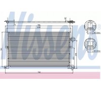 Конденсатор, кондиционер NISSENS 94586 94586 NISSENS - купить в магазине запчастей по Украине