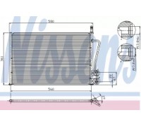 Конденсатор, кондиционер NISSENS 94587 94587 NISSENS - купить в магазине запчастей по Украине