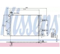 Конденсатор, кондиционер NISSENS 94628 94628 NISSENS - купить в магазине запчастей по Украине