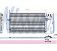 Конденсатор, кондиционер NISSENS 94663 94663 NISSENS - купить в магазине запчастей по Украине