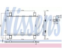 Конденсатор, кондиционер NISSENS 94712 94712 NISSENS - купить в магазине запчастей по Украине