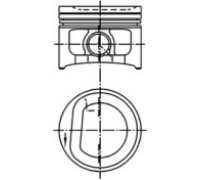 Поршень KOLBENSCHMIDT 94772600 94772600 KOLBENSCHMIDT - купить в магазине запчастей по Украине