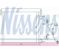 Конденсатор, кондиционер NISSENS 94805 94805 NISSENS - купить в магазине запчастей по Украине