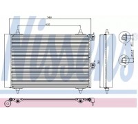 Конденсатор, кондиционер NISSENS 94870 94870 NISSENS - купить в магазине запчастей по Украине