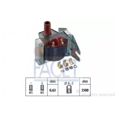 Катушка зажигания 96032 FACET - купить в магазине запчастей по Украине