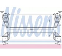 Интеркулер NISSENS 96100 96100 NISSENS - купить в магазине запчастей по Украине