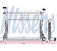 Интеркулер NISSENS 96234 96234 NISSENS - купить в магазине запчастей по Украине