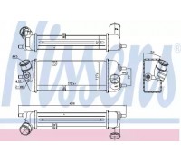Интеркулер NISSENS 96270 96270 NISSENS - купить в магазине запчастей по Украине