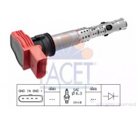 Катушка зажигания FACET 9.6327 96327 FACET - купить в магазине запчастей по Украине