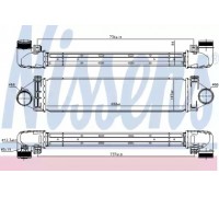 Интеркулер NISSENS 96349 96349 NISSENS - купить в магазине запчастей по Украине