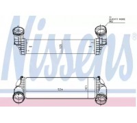 Интеркулер NISSENS 96364 96364 NISSENS - купить в магазине запчастей по Украине