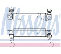 Интеркулер NISSENS 96480 96480 NISSENS - купить в магазине запчастей по Украине