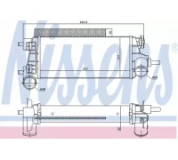 Интеркулер NISSENS 96490 96490 NISSENS - купить в магазине запчастей по Украине