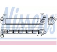 Интеркулер NISSENS 96533 96533 NISSENS - купить в магазине запчастей по Украине